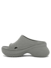 Pool Platform Slipper Grey - BALENCIAGA - BALAAN 4