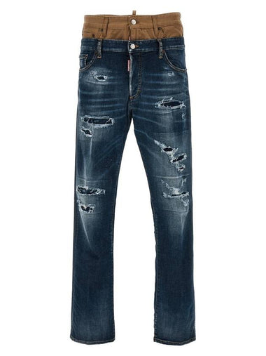 FW 23 24 Denim Skinny Twin Pack S71LB1293S30789470 - DSQUARED2 - BALAAN 1