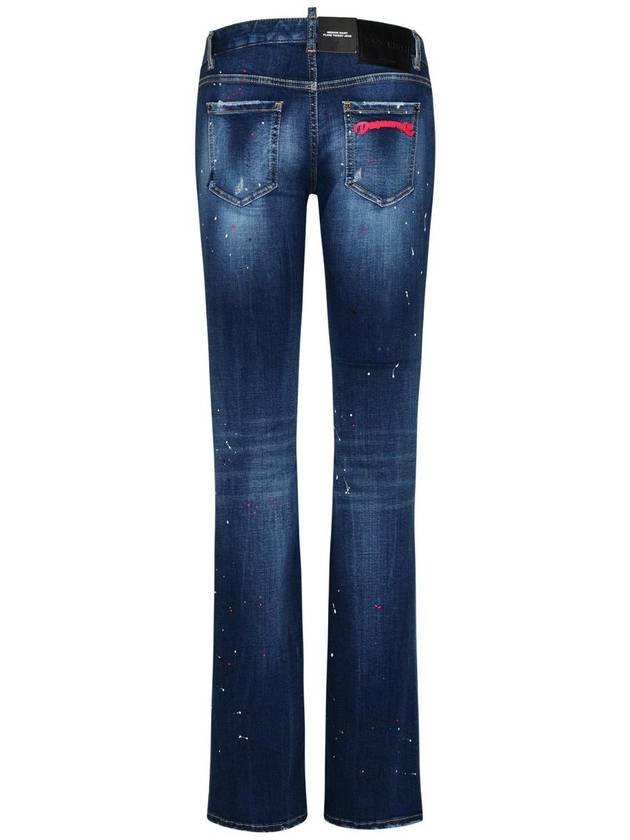 Denim Straight Pants S75LB0880 S30816 470 BLUE - DSQUARED2 - BALAAN 4