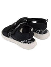 Kids Women Logo Velcro Sandals Black K59032 09B - KENZO - BALAAN 3