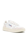 Medalist Goatskin Low Top Sneakers White - AUTRY - BALAAN 3