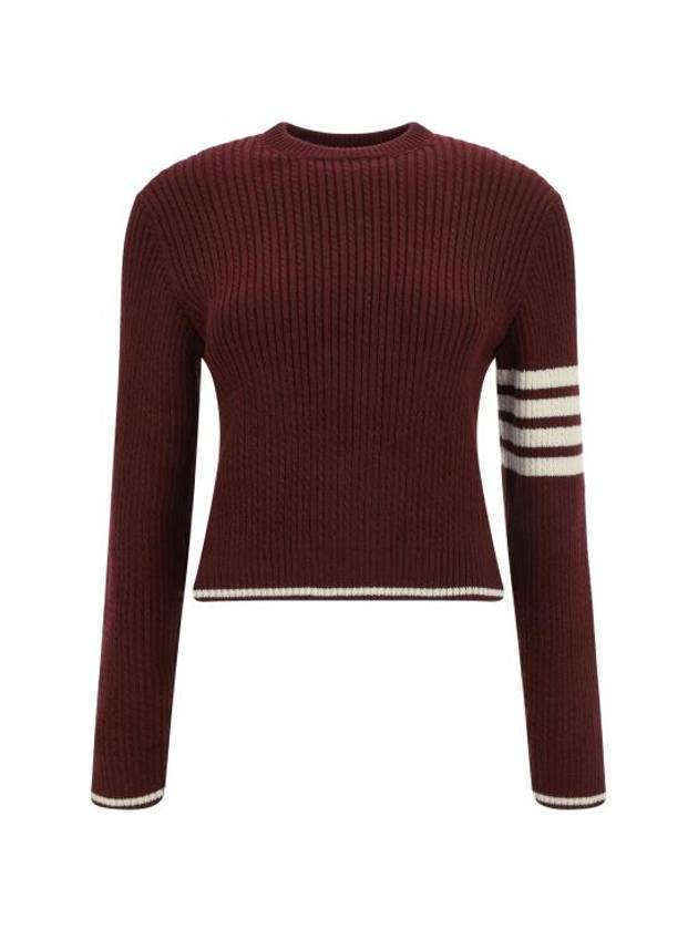 Sweater FKA465AY1024 616 RED - THOM BROWNE - BALAAN 1