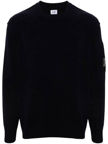 CP Company Lambswool Crew Neck Knit 17CMKN047A 110149A 799 - CP COMPANY - BALAAN 1