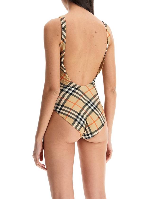 check pattern one-piece swimsuit 8089677 - BURBERRY - BALAAN 4