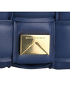 Cassette Intrecciato Padded Small Cross Bag Navy - BOTTEGA VENETA - BALAAN 8