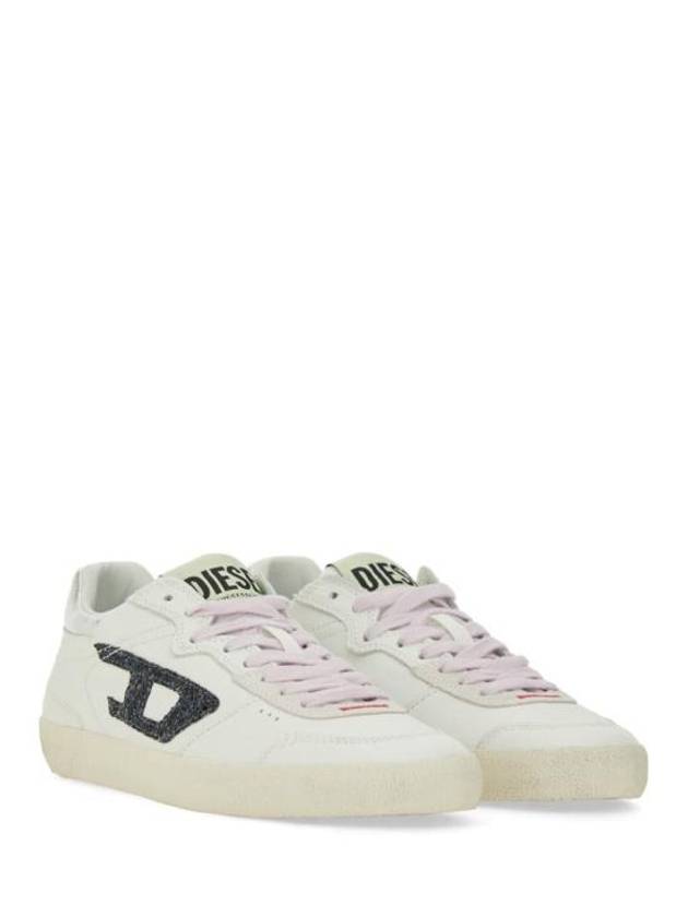 S Leroji Roe W Leather Low Top Sneakers White - DIESEL - BALAAN 4