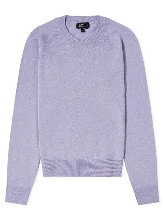 Women's Wool Sweater Knit Top Purple - A.P.C. - BALAAN 2