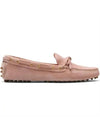 Suede Driving Shoes Rose - CAR SHOE - BALAAN 1