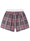 Kids Checkerboard Stretch Jacquard SYBIL 8048194 B1601 Shorts Adults can wear - BURBERRY - BALAAN 4