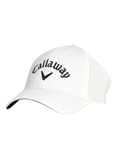 Side Crest Structured Ball Cap White - CALLAWAY GOLF - BALAAN 1