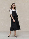 Flap Layering Dress Black - YOUNESS - BALAAN 3