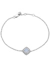 18K white gold diamond chalcedony bracelet Pan de Sucre Collection - FRED - BALAAN 2