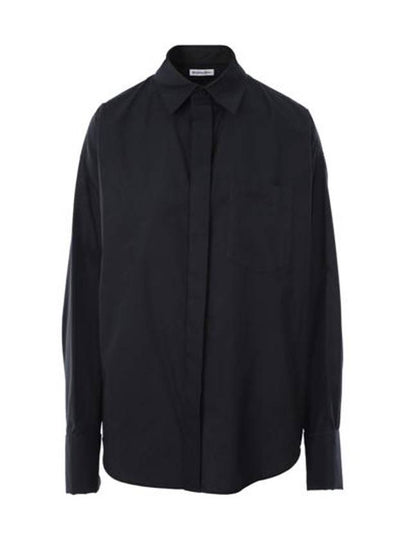 Women's Poplin Allover Shirt Black - BALENCIAGA - BALAAN 2