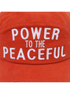 Power to The Peaceful Pannel Cap Red - OGARP - BALAAN 5