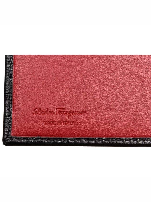 Gancini Half Wallet Black - SALVATORE FERRAGAMO - BALAAN 9