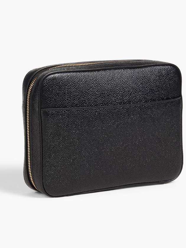 Tom Brown Logo Leather Clutch Black - THOM BROWNE - BALAAN 3