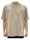 Back Logo Patch Crew Neck Short Sleeve T-Shirt Grey - ACNE STUDIOS - BALAAN 3