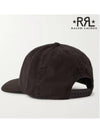 Wings Logo Twill Ball Cap Black - RRL - BALAAN 5