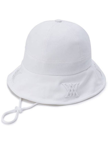 Official W LOGO UNBAL BUCKET HAT WH - ANEWGOLF - BALAAN 1