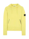 Men's Wappen Patch Sweat Hoodie Lemon - STONE ISLAND - BALAAN 2