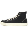 Tabi Split Toe High Top Sneakers Black - MAISON MARGIELA - BALAAN 5