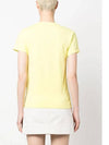 Ice Cream Patch Short Sleeve T-Shirt Yellow - MAISON KITSUNE - BALAAN 6