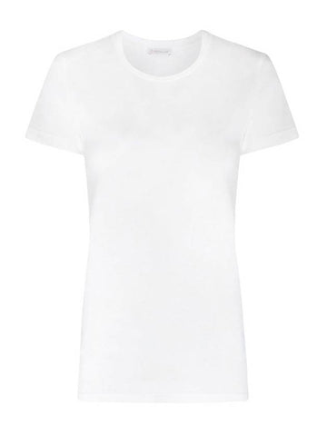 Cotton Logo Patch Short Sleeve T-Shirt White - MONCLER - BALAAN 1