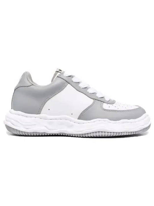 Wayne OG Sole Leather Low Top Sneakers Grey - MAISON MIHARA YASUHIRO - BALAAN 2