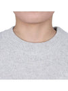 Fox Head Intarsia Comfort Knit Top Light Grey - MAISON KITSUNE - BALAAN 6