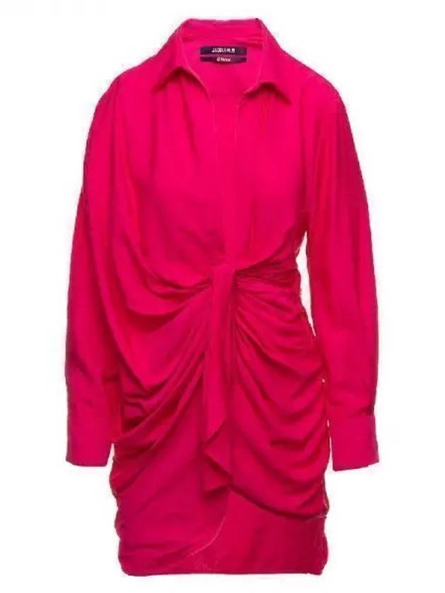 La Robe Bahia Sash Short Dress Pink - JACQUEMUS - BALAAN 2