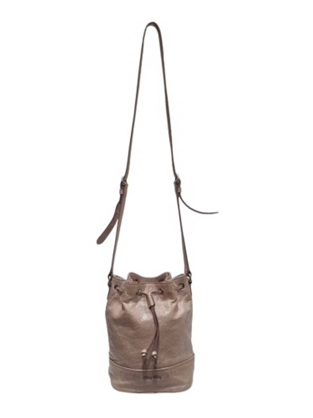 5BE631 Vitello Shine Bucket Shoulder Bag - MIU MIU - BALAAN 3