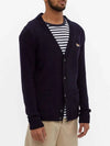 Baby Fox Patch Cosy Cardigan Navy - MAISON KITSUNE - BALAAN 2