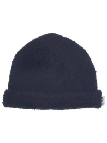 Fluffy knit beanie navy hat - SUNNEI - BALAAN 1