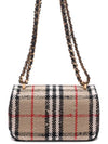 TB Logo Check Bouclé Mini Lola Cross Bag Beige - BURBERRY - BALAAN 5