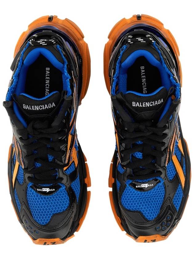 New Runner Trainers Low Top Sneakers Blue - BALENCIAGA - BALAAN 7