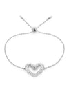 Sublima Swan Heart Medium Bracelet Silver - SWAROVSKI - BALAAN 2