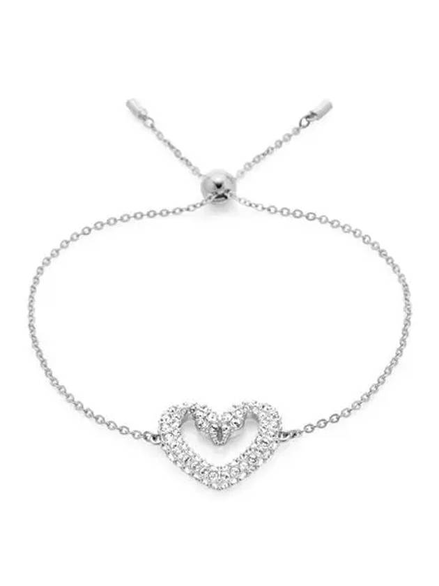 Sublima Swan Heart Medium Bracelet Silver - SWAROVSKI - BALAAN 4