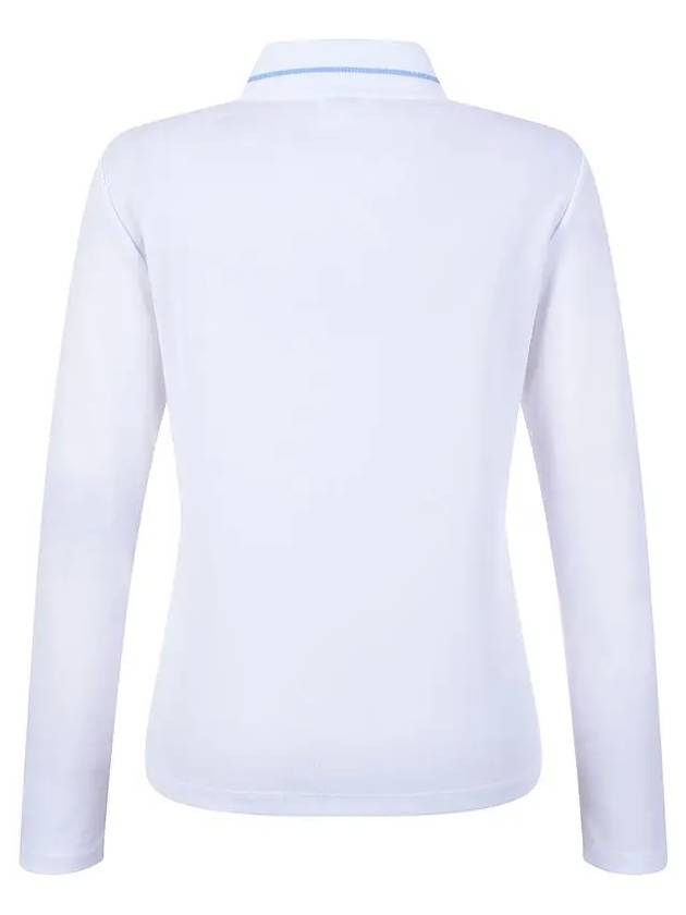 Logo Collar Neck T-Shirt MW3SE081WHT - P_LABEL - BALAAN 3