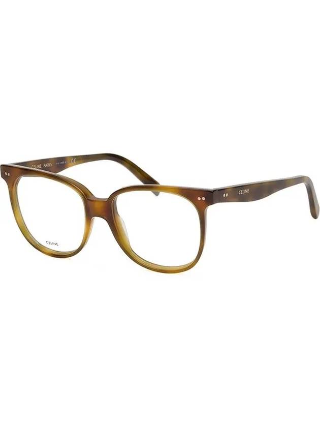 Glasses frame CL5010IN 053 horn rim leopard skin square overfit - CELINE - BALAAN 7