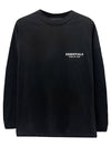 Essentials Logo Jersey Long Sleeve Black Men s T Shirt 125HO244370F 001 TJ - FEAR OF GOD - BALAAN 1