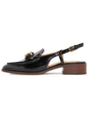 Kate Leather Slingback Loafer Black - TOD'S - BALAAN 4