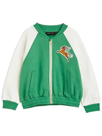 Kids Horse Patch Shearling Logo Jacket 22720144 75 - MINI RODINI - BALAAN 2