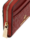 Jet Set Small Logo Card Wallet Red - MICHAEL KORS - BALAAN 8