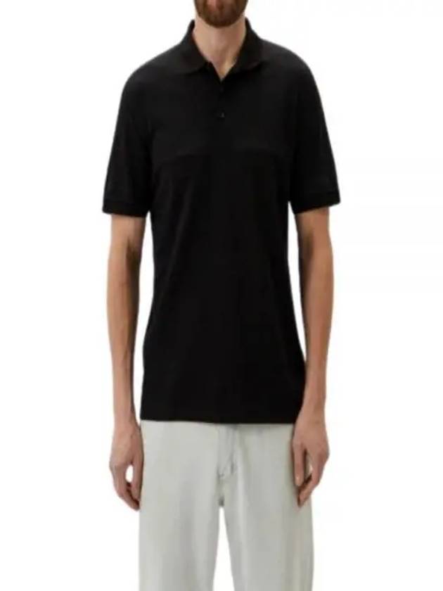 Logo Print Polo Shirt Black - HUGO BOSS - BALAAN 2