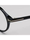 Blue light blocking glasses frame TF5834B 001 round horn rim eye protection - TOM FORD - BALAAN 5