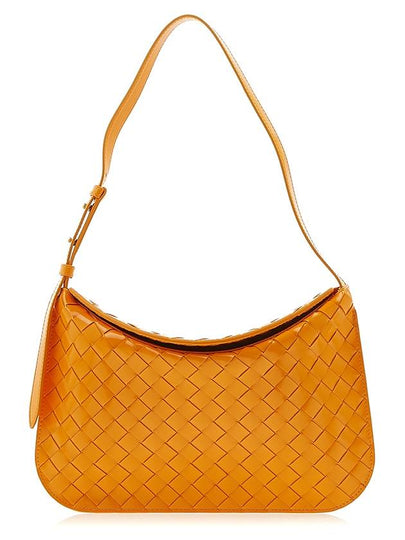 Intrecciato Flap Shoulder Bag Tangerine - BOTTEGA VENETA - BALAAN 2