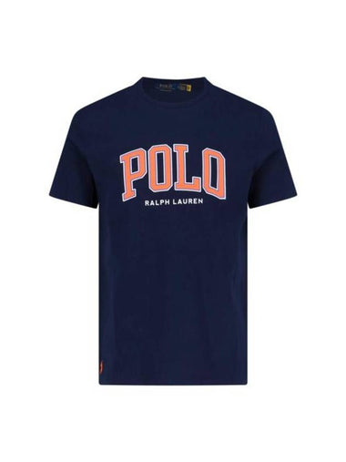 Slim Fit Logo Short Sleeve T-Shirt Blue - POLO RALPH LAUREN - BALAAN 1