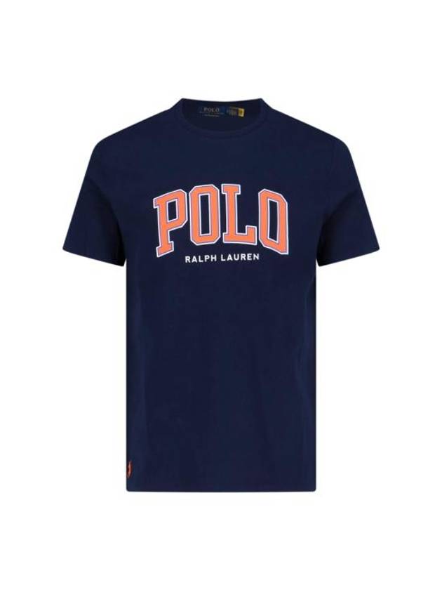 Slim Fit Logo Short Sleeve T-Shirt Blue - POLO RALPH LAUREN - BALAAN 2