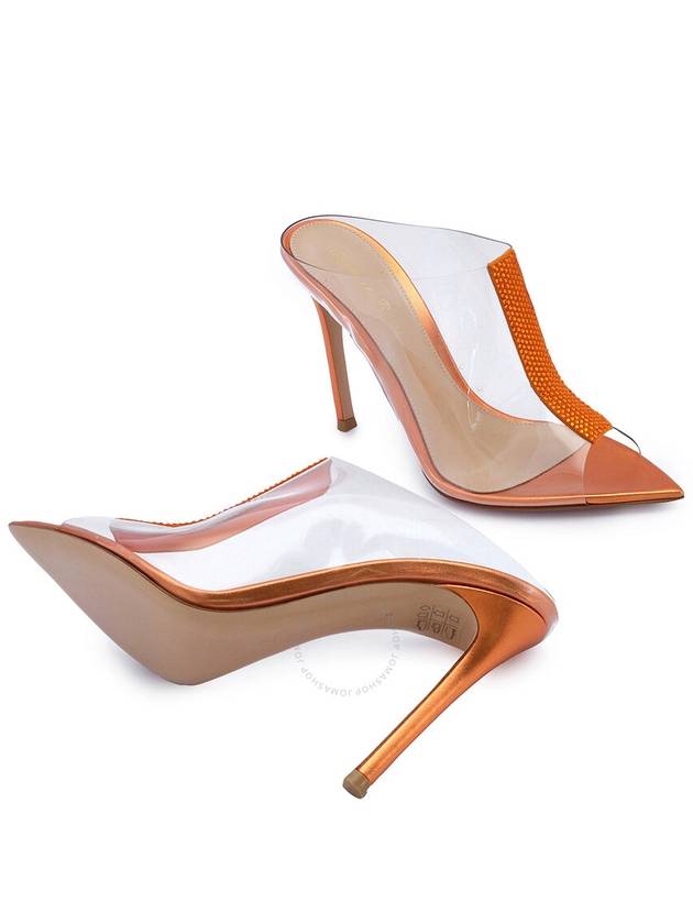 Gianvito Rossi Ladies Transparent Sigma 105mm Mules, Brand Size 37.5 ( US Size 7.5 ) - GIANVITO ROSSI - BALAAN 2