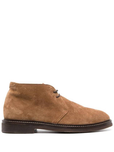 lace-up suede ankle boots MZUPEAE817C8050 - BRUNELLO CUCINELLI - BALAAN 1